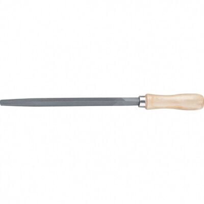 Напильник 200 мм трехгранный Сибртех 16026 деревянная ручка, фото 1