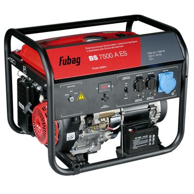 Генератор бензиновый Fubag BS 7500 A ES 838760, фото 1