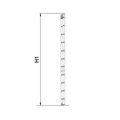 Алюминиевая двухсекционная лестница-стремянка Dogrular 4210 2x10, фото 2