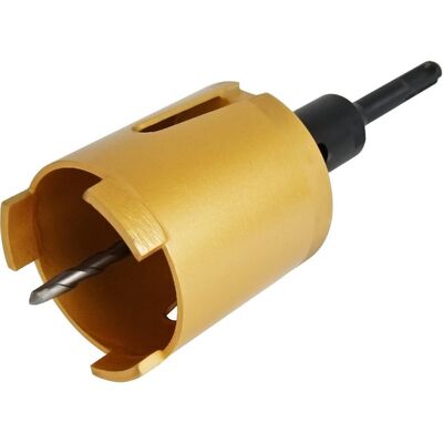 Коронка алмазная 82 мм Практика 031-198 по бетону SDS-plus, фото 1