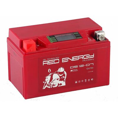 Аккумулятор для снегоуборок Red Energy RE 12-10 12вт мото 7 Ач, фото 1