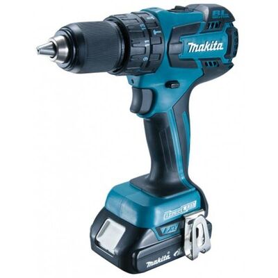 Аккумуляторная бесщеточная ударная дрель-шуруповерт Makita DHP459SHE, фото 1