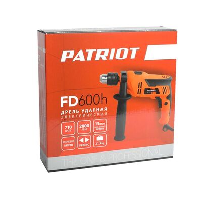 Дрель электрическая ударная Patriot FD 600Н 120301440, фото 10