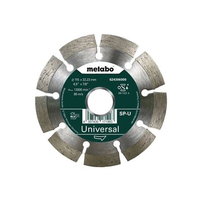 Диск алмазный 115х22.2 мм универсальный Metabo 624306000, фото 1