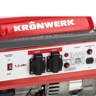 Генератор бензиновый Kronwerk LK 1500, фото 4