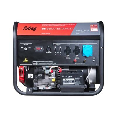 Бензиновый генератор Fubag BS 8500 A ES DUPLEX 641002, фото 2