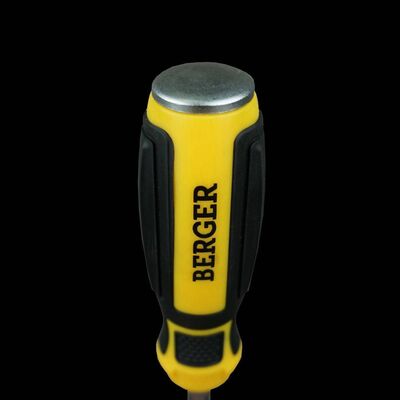 Отвертка шлицевая ударная SL5.5х100мм Berger BG1034, фото 2
