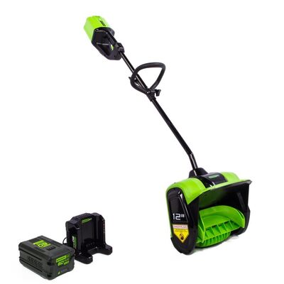 Аккумуляторная снегоуборочная лопата Greenworks GD60SS30K4 2602607UB, фото 8