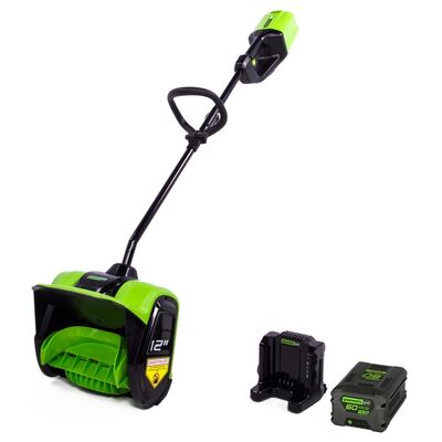 Аккумуляторная снегоуборочная лопата Greenworks GD60SS30K4 2602607UB, фото 9
