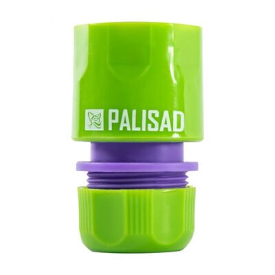 Соединитель пластмассовый, быстросъемный для шланга 1/2, аквастоп Palisad 66140, фото 4