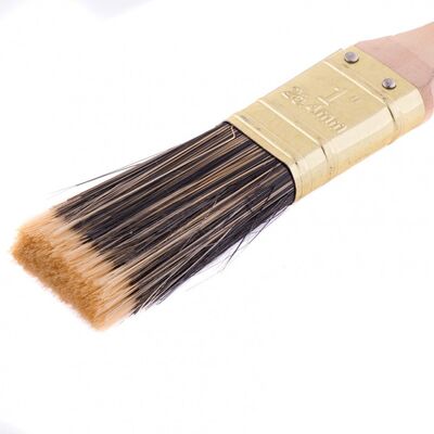 Кисть плоская Golden 1, искусственная щетина, деревянная ручка Matrix 83216, фото 2