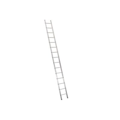 Односекционная (приставная) алюминиевая лестница Dogrular 411115 1x15, фото 1