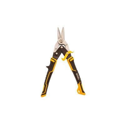 Ножницы по металлу, 270 мм, прямой и левый рез, сталь-СrMo, трехкомпонентные рукоятки Denzel 78370, фото 2