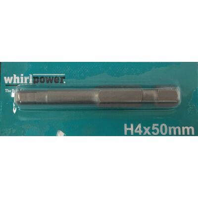 Бита HEX4 50мм WhirlPower Original 080061 для евровинтов, фото 1