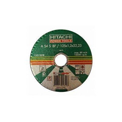 Отрезной круг по металлу 125x22.2x2.5 Hitachi, фото 1