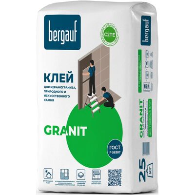 Клей для керамогранита Bergauf Granit 25 кг, фото 1