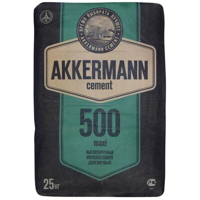 Цемент Akkermann М500 ЦЕМ II/А-И 42.5 Н 25 кг, фото 1