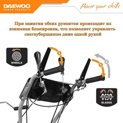 Снегоуборщик бензиновый DAEWOO S 6560, фото 7