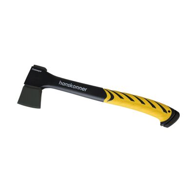 Топор с зажигалкой 650г, фибергл. рукоятка с TPE, PTFE покрытие, Hanskonner HK1015-02-FB0650, фото 3