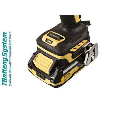 Дрель аккумуляторная б/щ Hanskonner PLATINUM 1BatterySystem HCD2065BLIC, фото 3