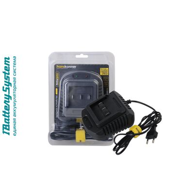Зарядное устройство Hanskonner PLATINUM  (18В, 2.3А, 1BatterySystem,блистер) HBC2002, фото 1