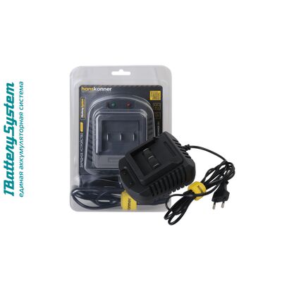 Зарядное устройство Hanskonner PLATINUM (18В, 4.0А, 1BatterySystem,блистер) HBC2004, фото 1
