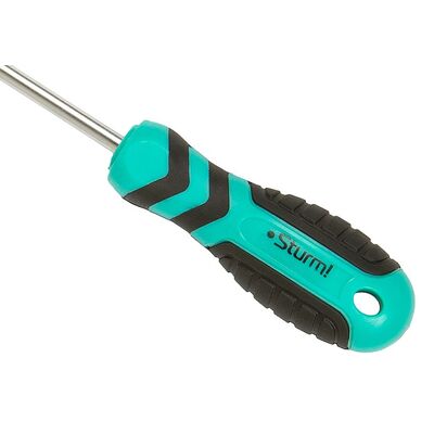 Отвертка TORX TT30H*125мм, с отверстием, CrV магнитный наконечник Sturm 1040-23-TT30-125, фото 3