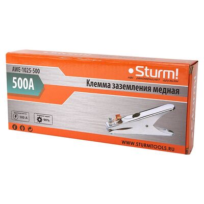 Клемма заземления 500A, медная Sturm AWE-1025-500, фото 4
