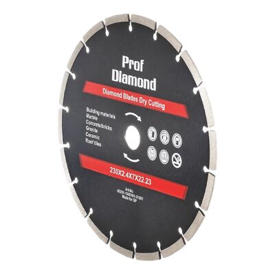 Диск алмазный сегментный Prof Diamond TGS 230x2.4x7х22.2 мм TORGWIN S38906, фото 3
