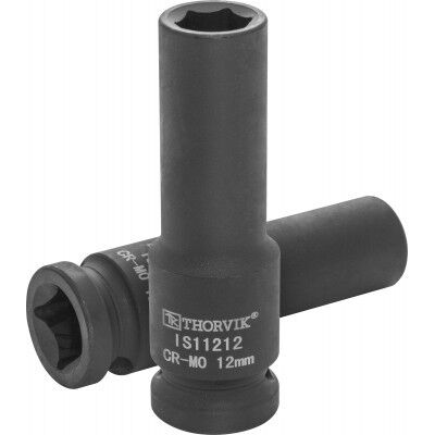 Головка торцевая ударная глубокая 1/2&quot;DR, 12мм Thorvik IS11212, фото 1