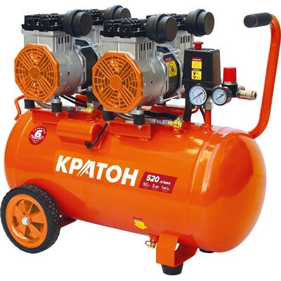 Компрессор с прямой передачей безмасляный Кратон AC-520-50-OFHS, фото 1