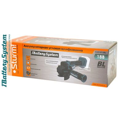 Аккумуляторная УШМ Sturm CAG1812BL 1BatterySystem, фото 10