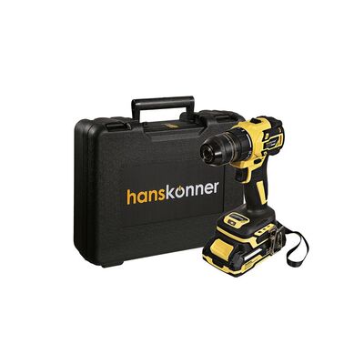 Дрель аккумуляторная б/щ 1BatterySystem Hanskonner HCD2065C, фото 1