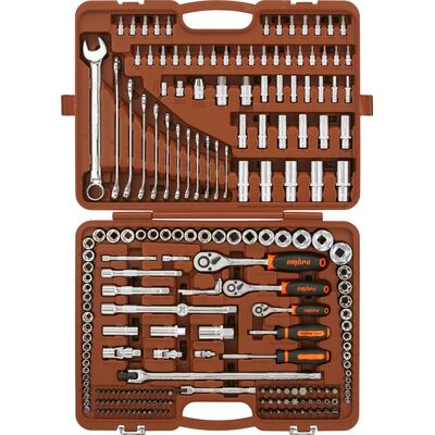Набор инструмента универсальный 1/4&quot;, 3/8&quot;, 1/2&quot;DR, 216 предметов, Ombra OMT216S 059084, фото 2