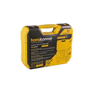Набор инструментов универсальный 82 предмета Hanskonner HK1045-20-S82, фото 2