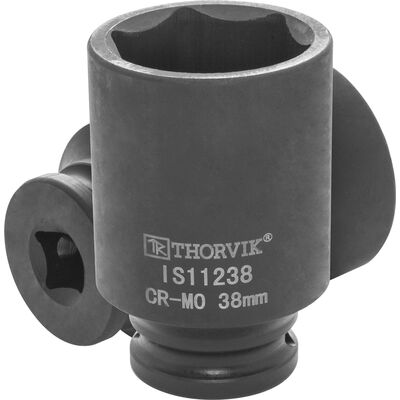 Головка торцевая ударная глубокая 1/2&quot;DR, 38 мм Thorvik IS11238 053462, фото 1
