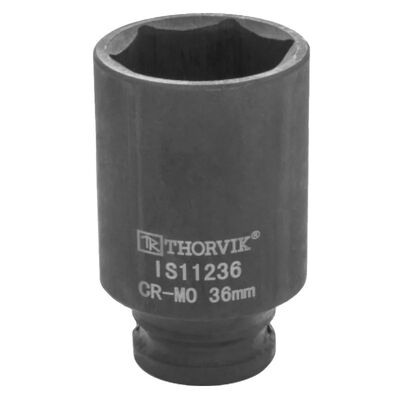 Головка торцевая ударная глубокая 1/2&quot;DR, 36 мм Thorvik IS11236 053461, фото 1