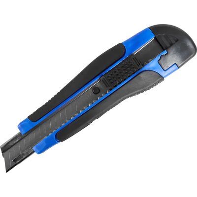 Нож строительный двухкомпонентный корпус сегментное лезвие 18 мм Vertextools 0044-01, фото 1