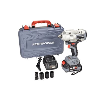 Бесщеточный аккумуляторный ударный гайковерт PROFIPOWER T-900N E0186, фото 6