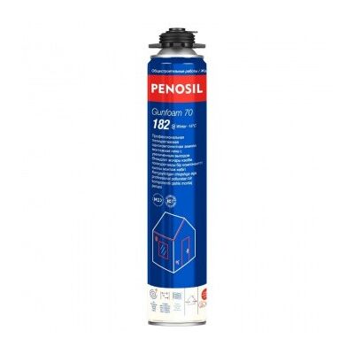 Пена монтажная профессиональная 870мл PENOSIL Gunfoam 70L Winter 182 А1644Z, фото 1