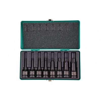 Набор ударных торцевых головок Torx 1/2, в кейсе, 8 шт. Stels 13999, фото 2