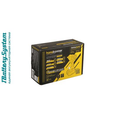 Аккумуляторный ударный гайковерт Hanskonner HCD20600BL 1BatterySystem, фото 10