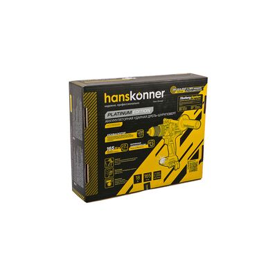 Аккумуляторный шуруповерт Hanskonner HCD18165BL 1BatterySystem, фото 11