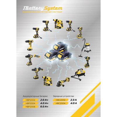 Аккумуляторный шуруповерт Hanskonner HCD1855R 1BatterySystem, фото 12