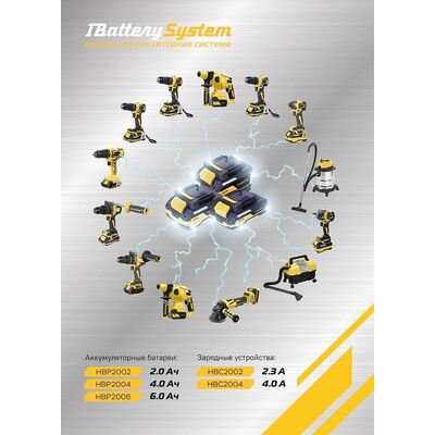 Аккумуляторный шуруповерт Hanskonner HCD1865I 1BatterySystem, фото 12