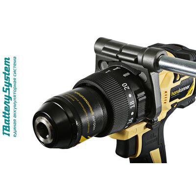 Аккумуляторный шуруповерт Hanskonner HCD18165BLI 1BatterySystem, фото 13