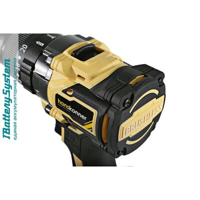 Аккумуляторный шуруповерт Hanskonner HCD18165BLI 1BatterySystem, фото 7