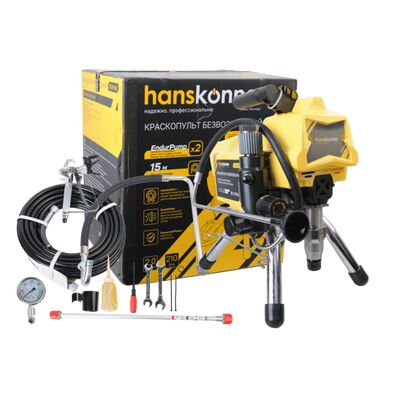 Краскопульт электрический безвоздушный Hanskonner HSG9663B, фото 9