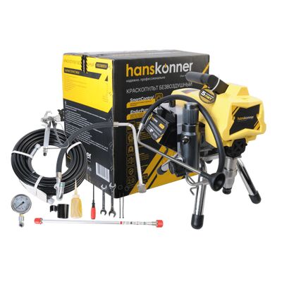 Краскопульт электрический безвоздушный Hanskonner HSG9665V, фото 9