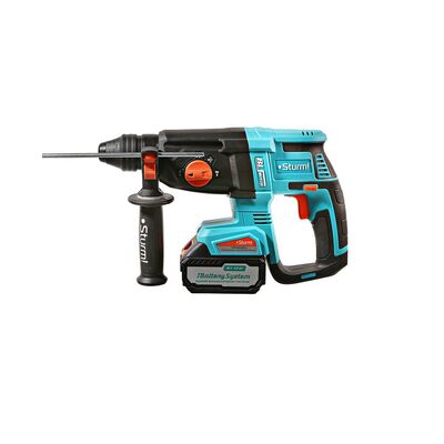 Аккумуляторный перфоратор 1BatterySystem Sturm CRH1832BLC, фото 10
